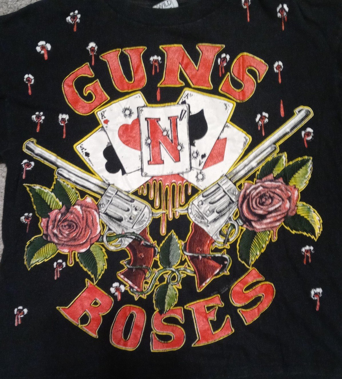 GUNS N' 人気 ROSES 1991 Tシャツ ビンテージ XL GUNS N' ROSES XL
