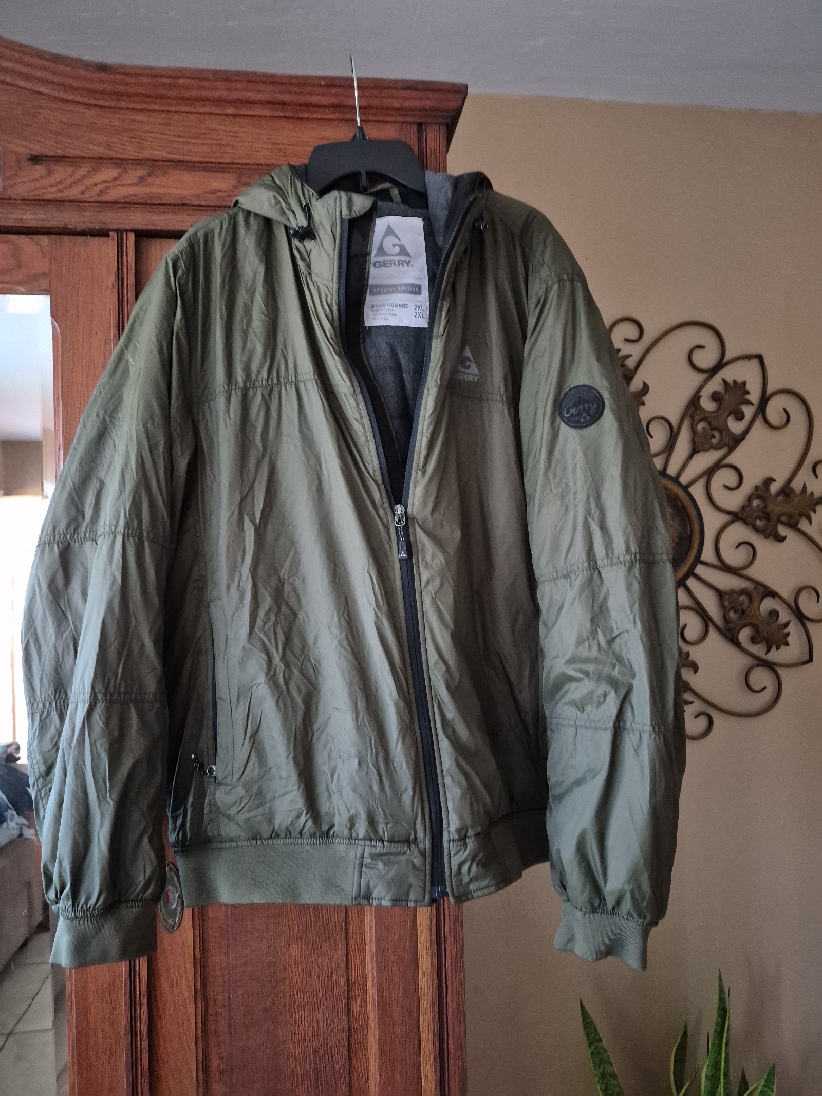 AllSaints men's Cora suede bomber jacket L