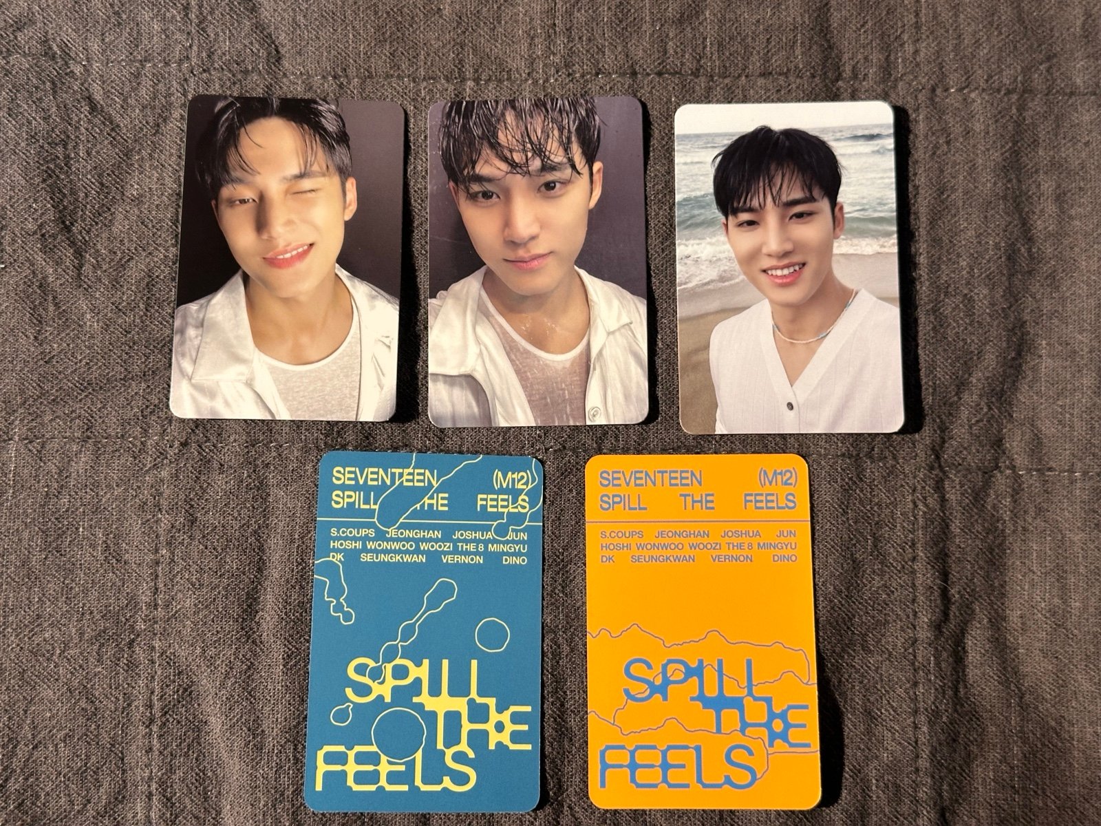 SEVENTEEN ミンギュ SPILL THE FEELS サイン入り生写真 Spill the