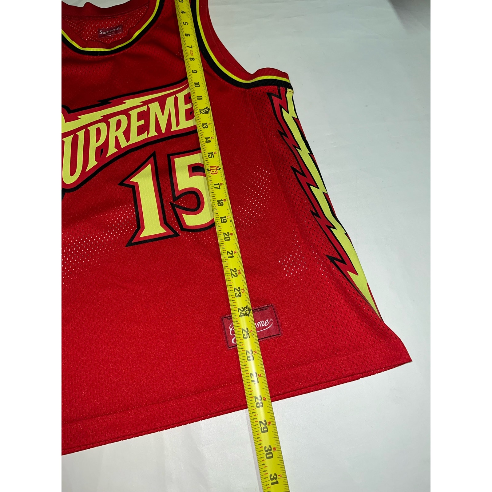Supreme SS18 Bolt Basketball Jersey