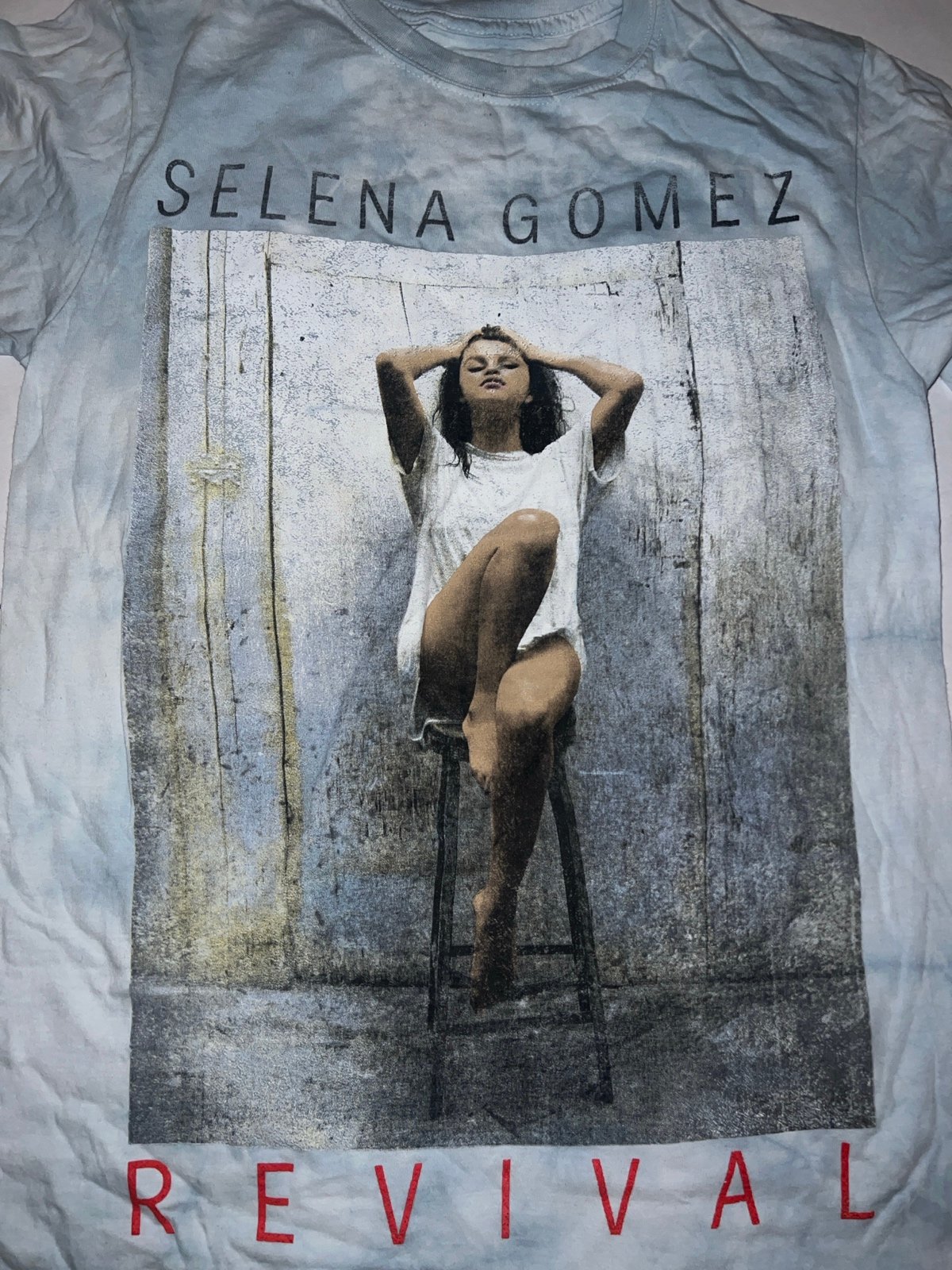 ミュージシャン Selena Gomez LYTLM TIE DYE LS TEE L ミュージシャン
