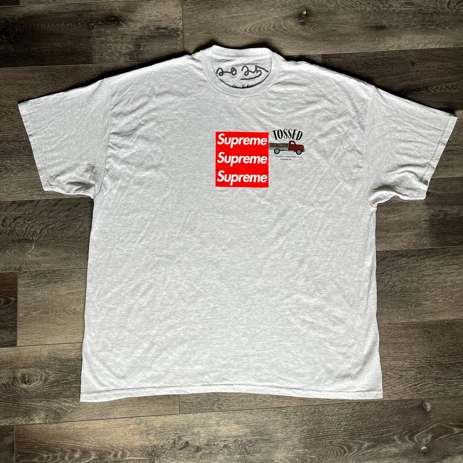 AssPizza x Supreme Triple Box Logo Tee Shirt | Mercari