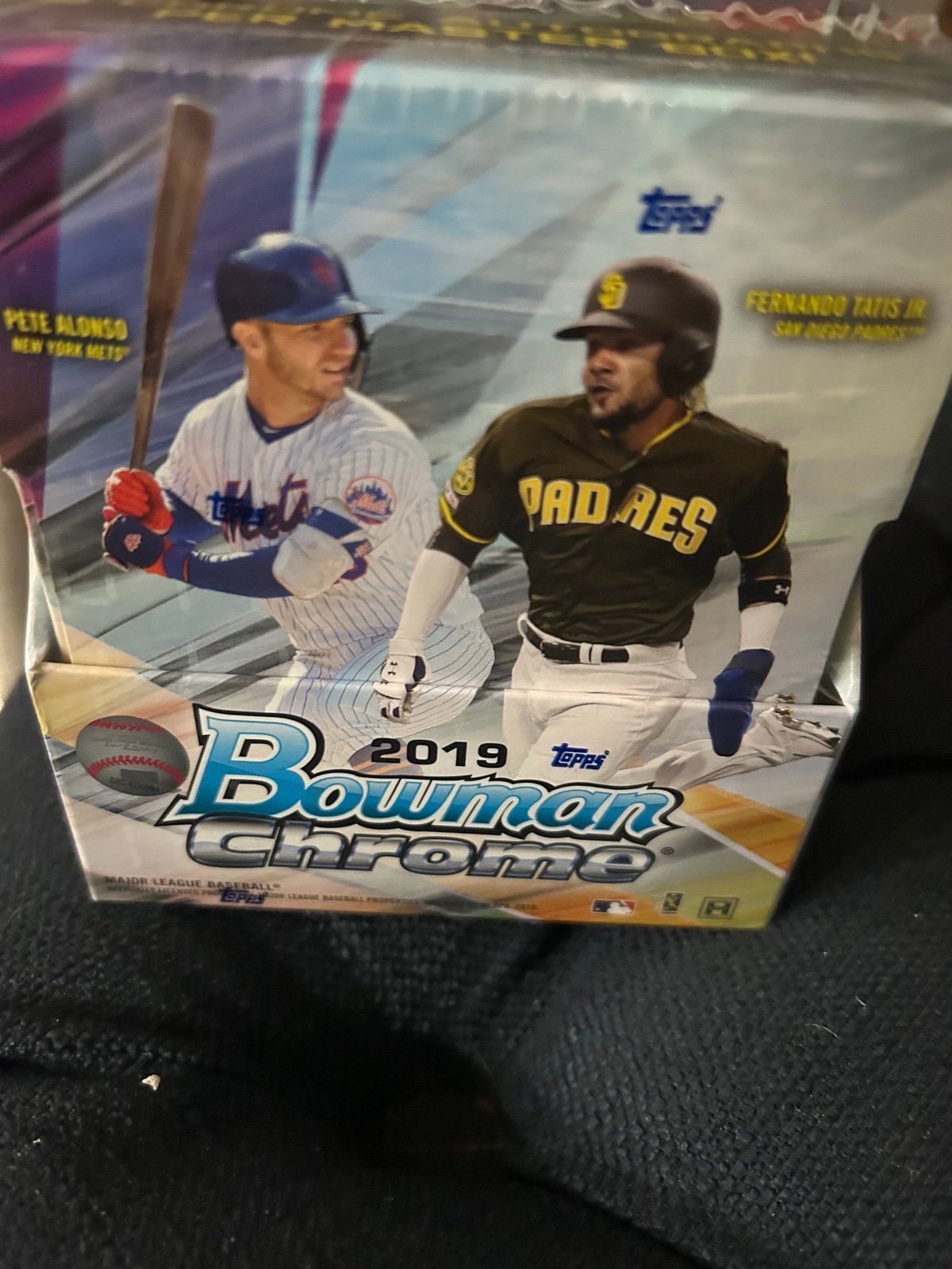 2019 Bowman Chrome Baseball Master Hobby Box