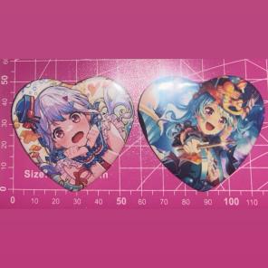 OMORI x Requiem Cafe Heart Button Pin Set | Mercari
