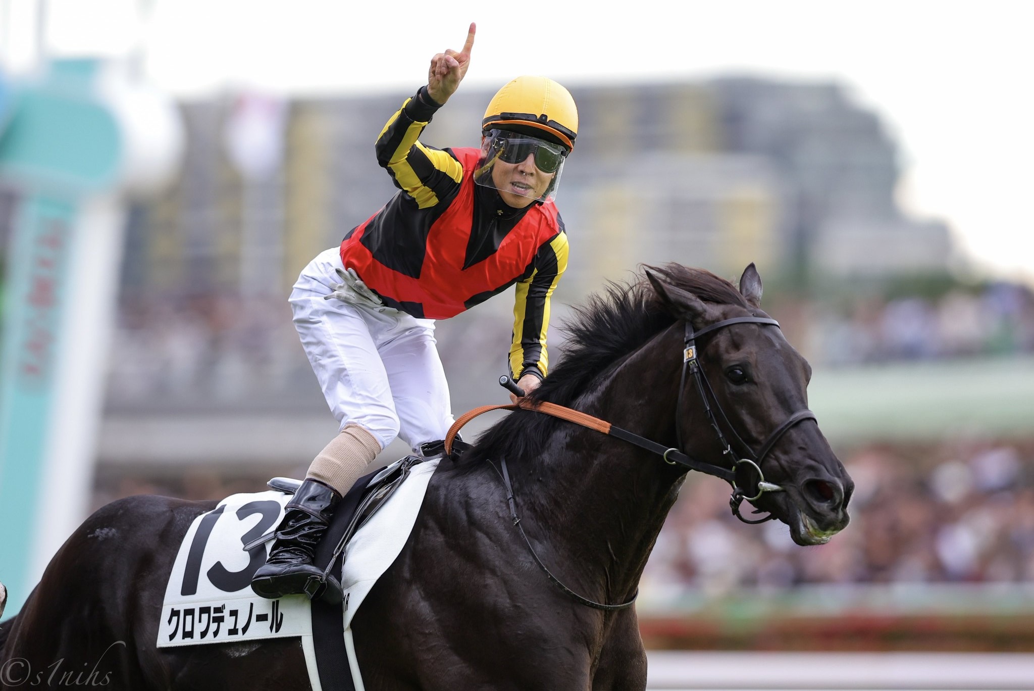 クロワデュノール メイクデビュー（新馬戦） 現地的中単勝馬券