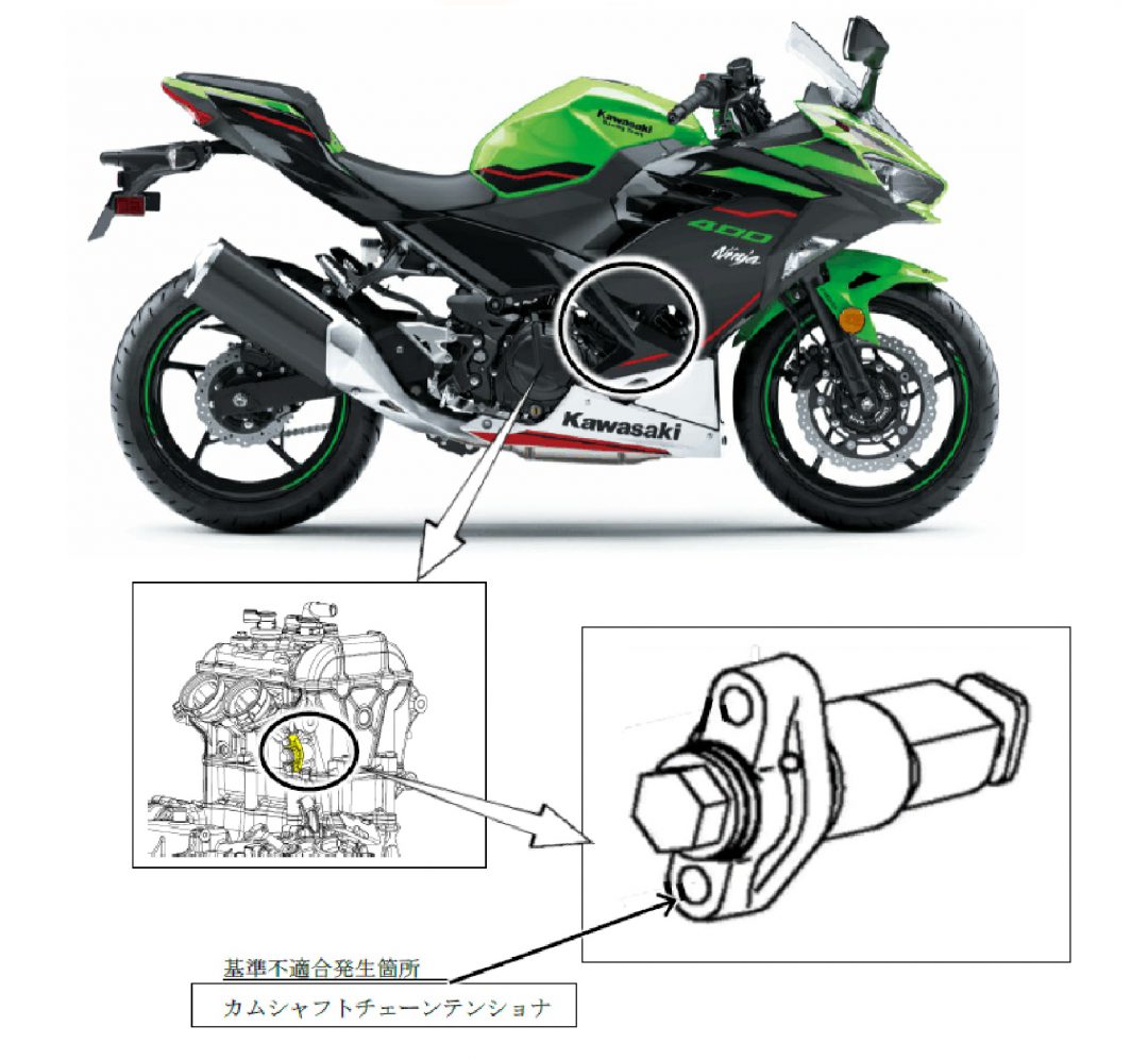 バイクのリコール情報2020年12月15日 カワサキ Ninja ZX-25R SE 他