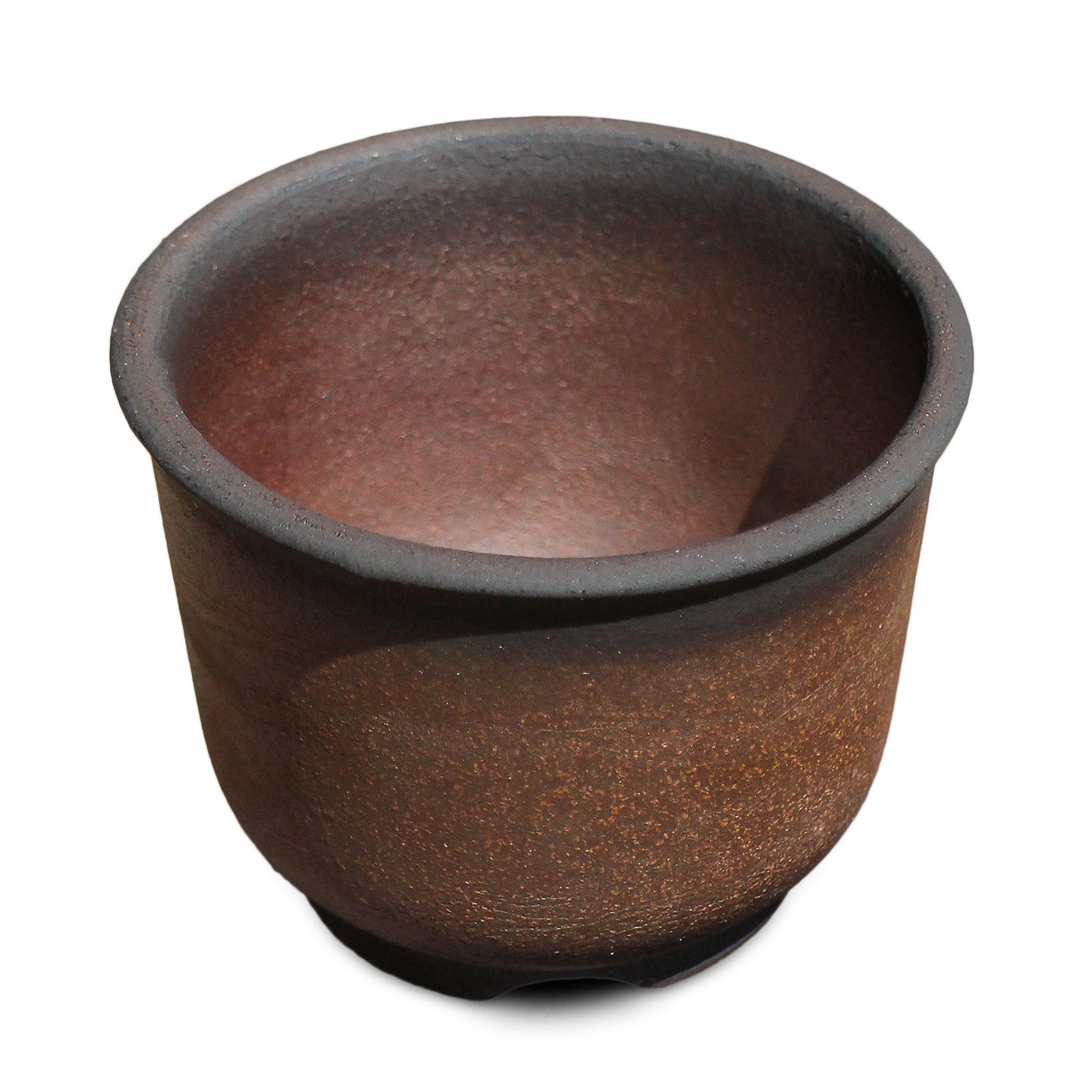 023.【 陶翠窯】 切立丸足付3号盆栽鉢/植木鉢 023.【 陶翠窯】 切立丸