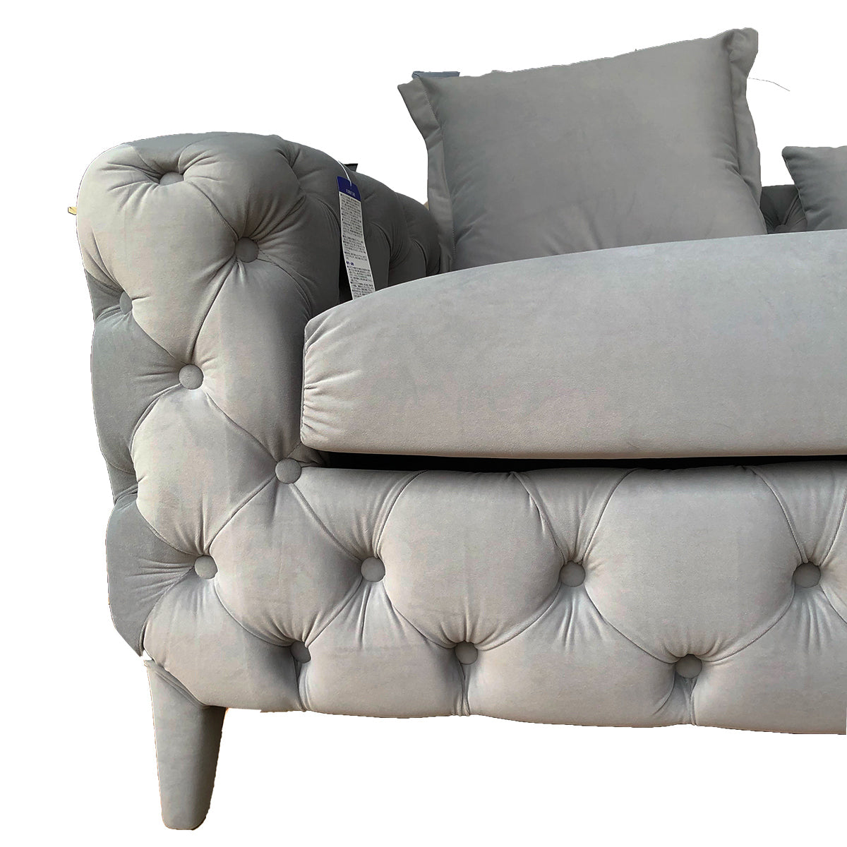 最終値引き クラシックスタイル グレーソファ