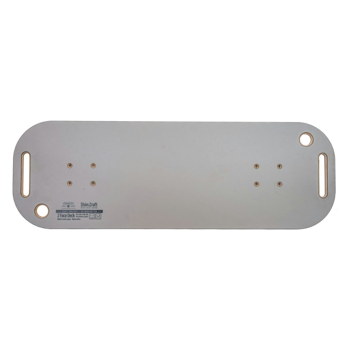 Shim.craft (シムクラフト) × AS2OV 別注 2Face Deck BLACK/GREY 2
