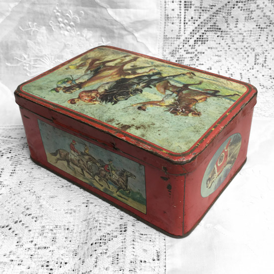 アンティーク TIN缶 ブリキ缶（utn1035） - アンティーク家具・雑貨