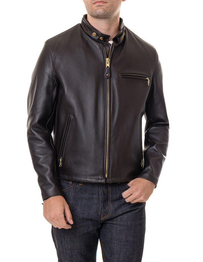 Schott 141 Classic Racer Leather Motorcycle Jacket – Union Garage