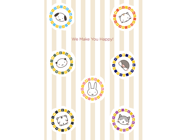 7キャラクタークリアファイル | 雑貨・文具 うさくー