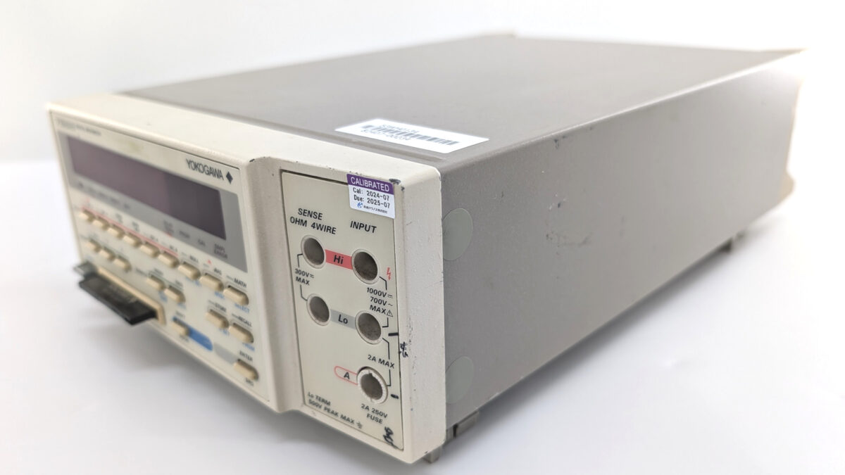 7562 01-B-1 デジタルマルチメーター 6桁1/2 YOKOGAWA／横河計測
