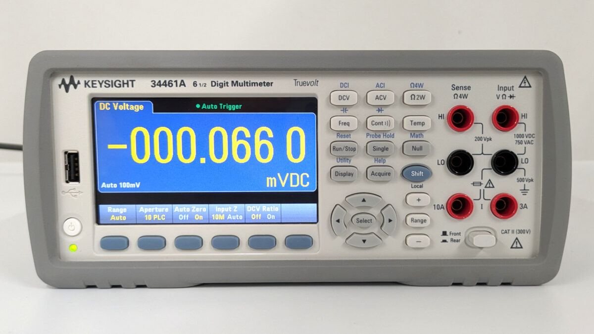 34461A デジタルマルチメータ、6.5桁、Truevolt DMM キーサイト S/N