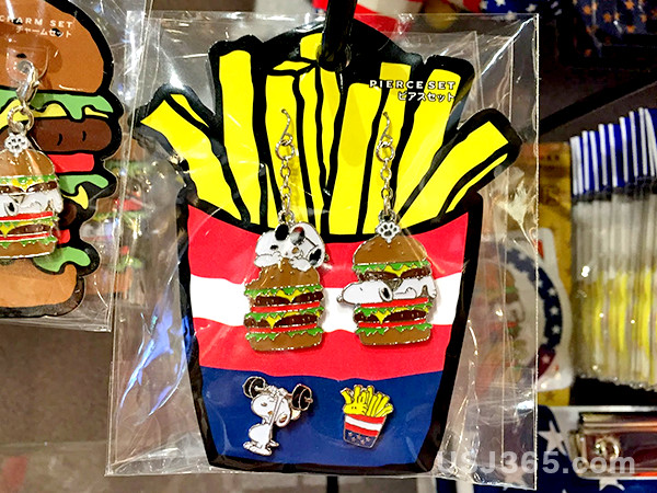 希少】スヌーピー ハンバーガー チャーム USJ 2017 USJ『スヌーピー