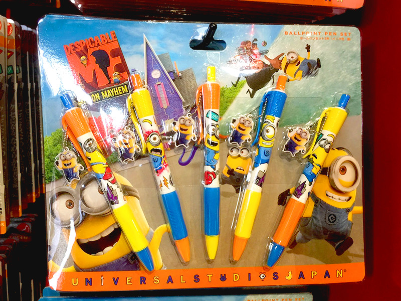 ミニオンボールペン 9本セット JETSTREAM ユニバ限定 ボールペンセット