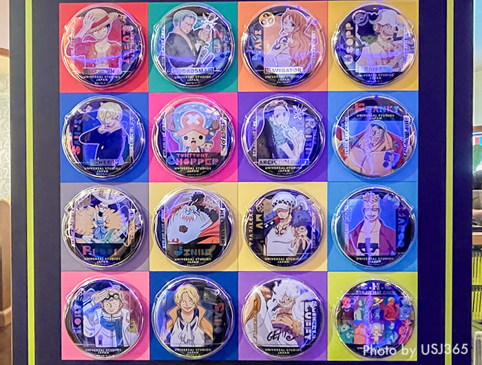 USJ】2024年ワンピースのグッズ50種類を紹介！缶バッジやマスコット