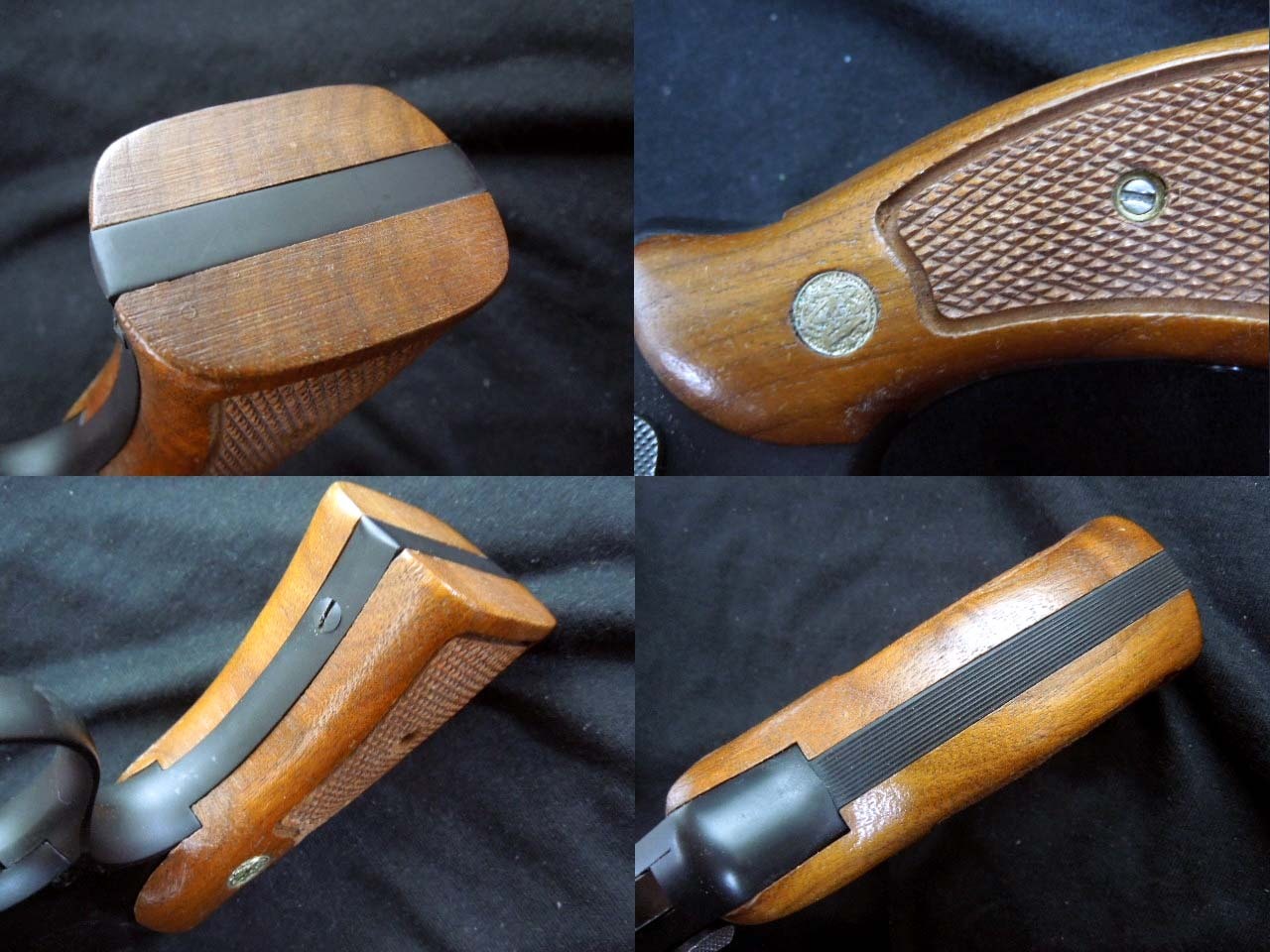 S&W Nフレーム用 実物木製グリップ S&W純正 Nフレーム用 実物グリップ