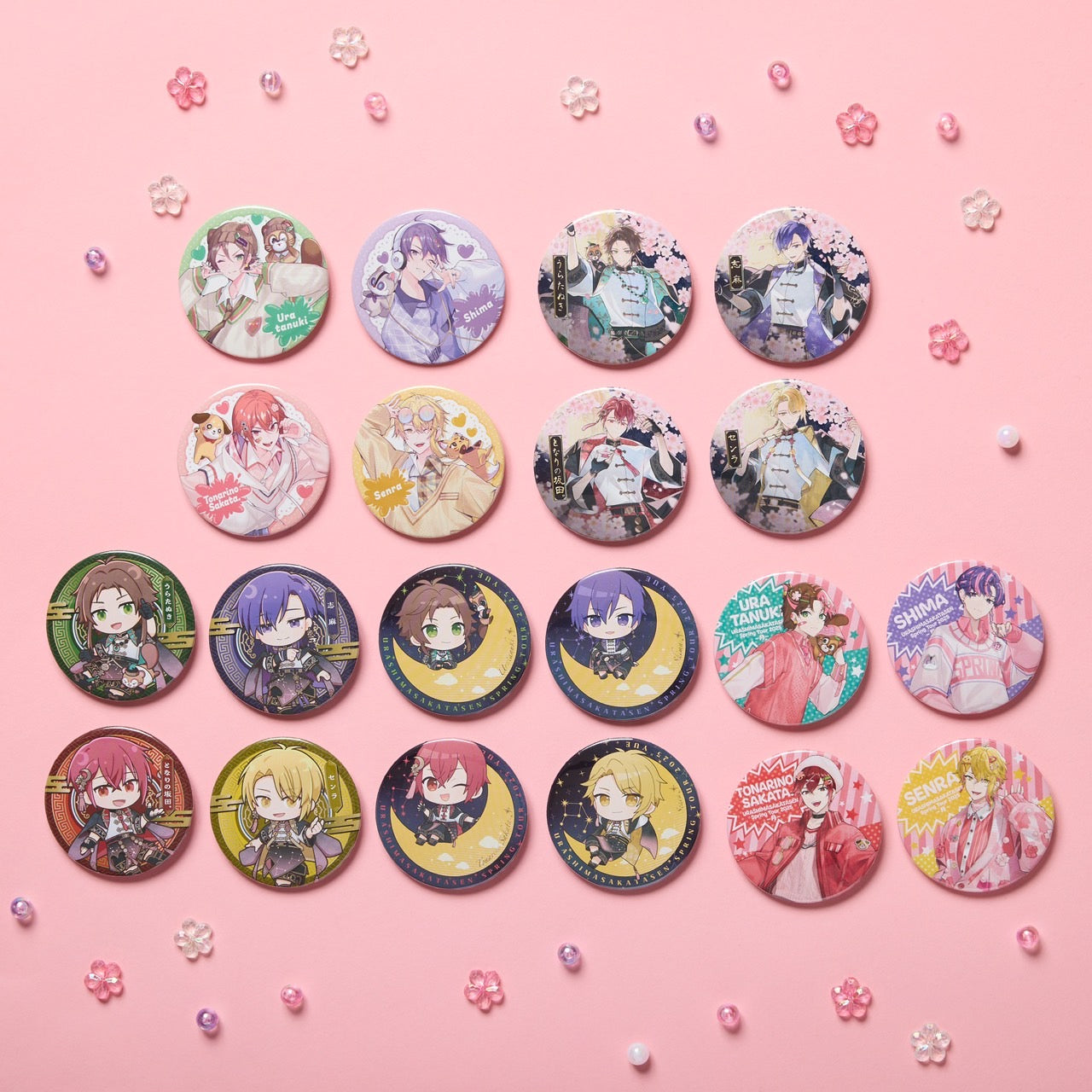 浦島坂田船 坂田 春ツアー 缶バッジ 缶バッジくじ（浦島坂田船 Spring Tour