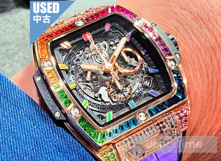 ウブロ スピリット オブ ビッグ・バン キングゴールド レインボー 2023