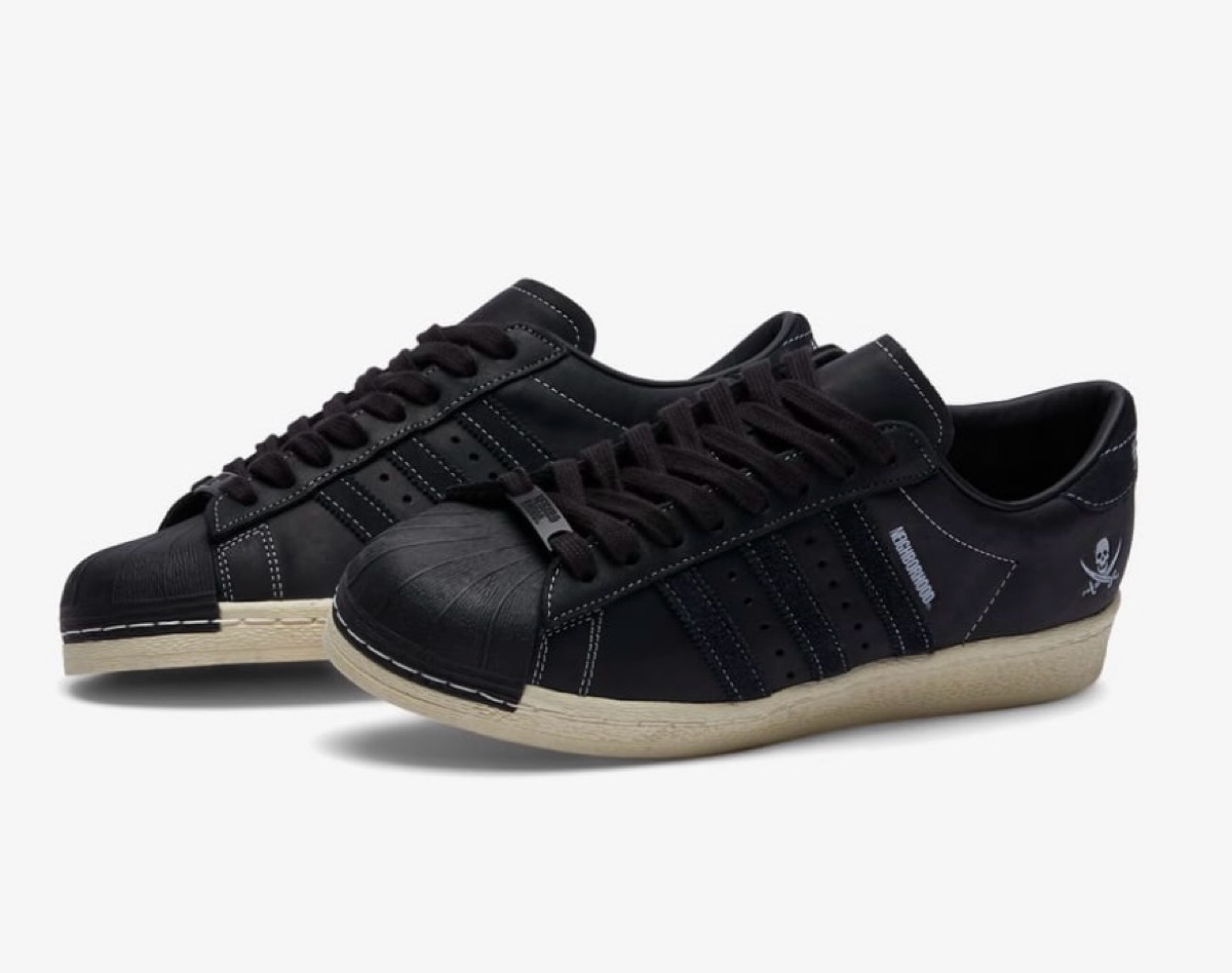 NEIGHBORHOOD × adidas Superstar “Ink Black”が国内6月22日に復刻発売