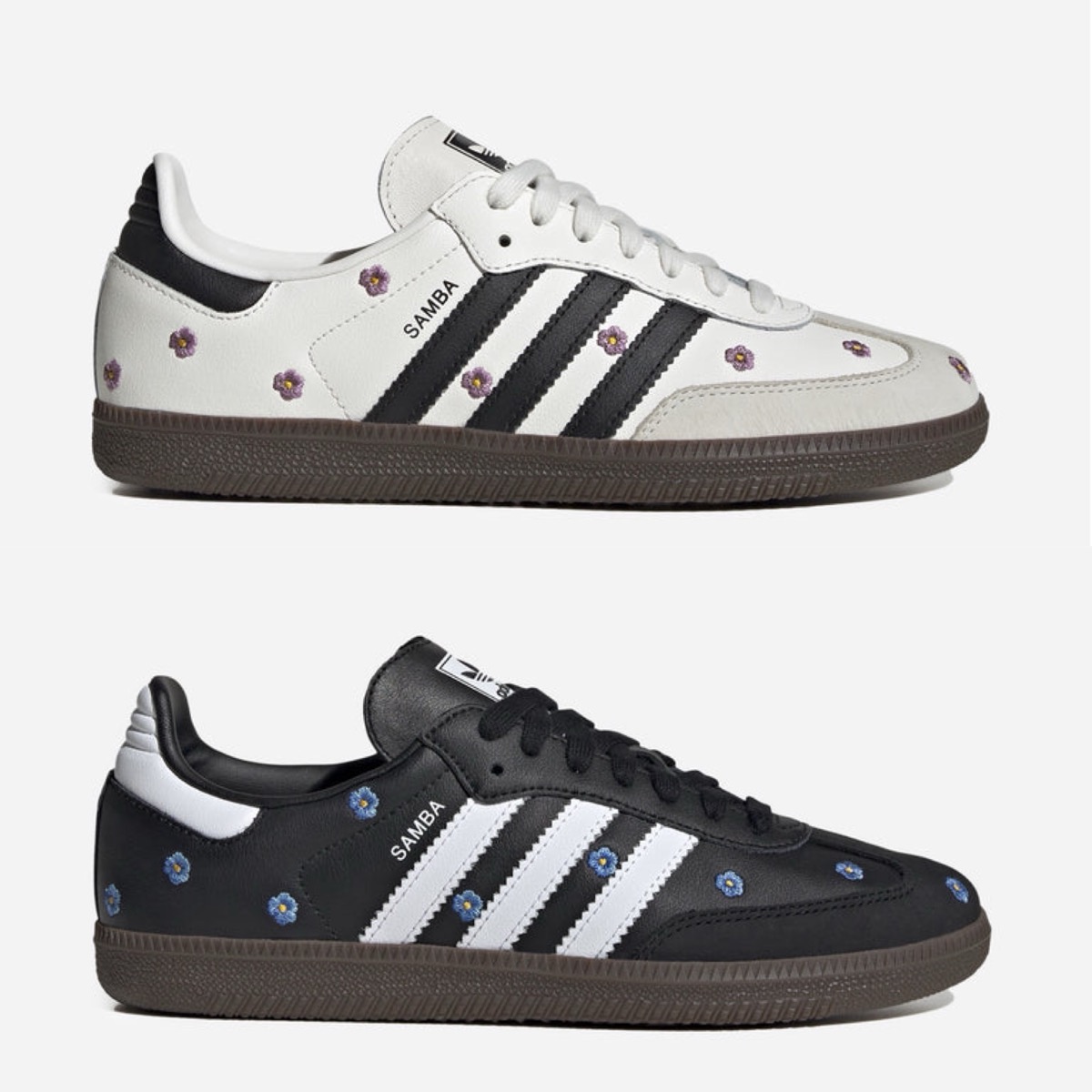 花刺繍のあしらわれた adidas Samba OG “Flower Pack”が国内8月9日より