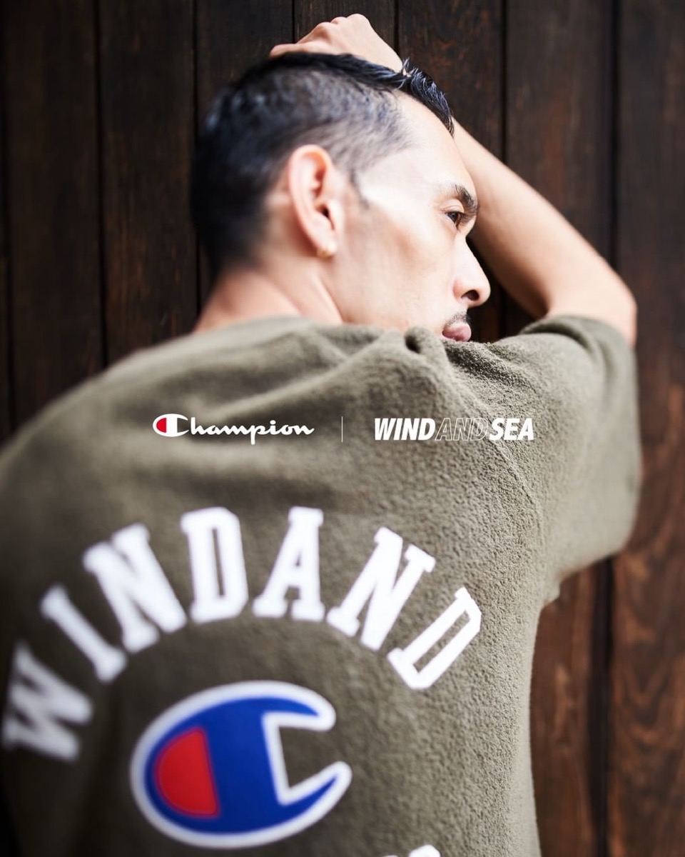 Champion x WIND AND SEA ショートスリーブラグランTシャツ 【公式通販】