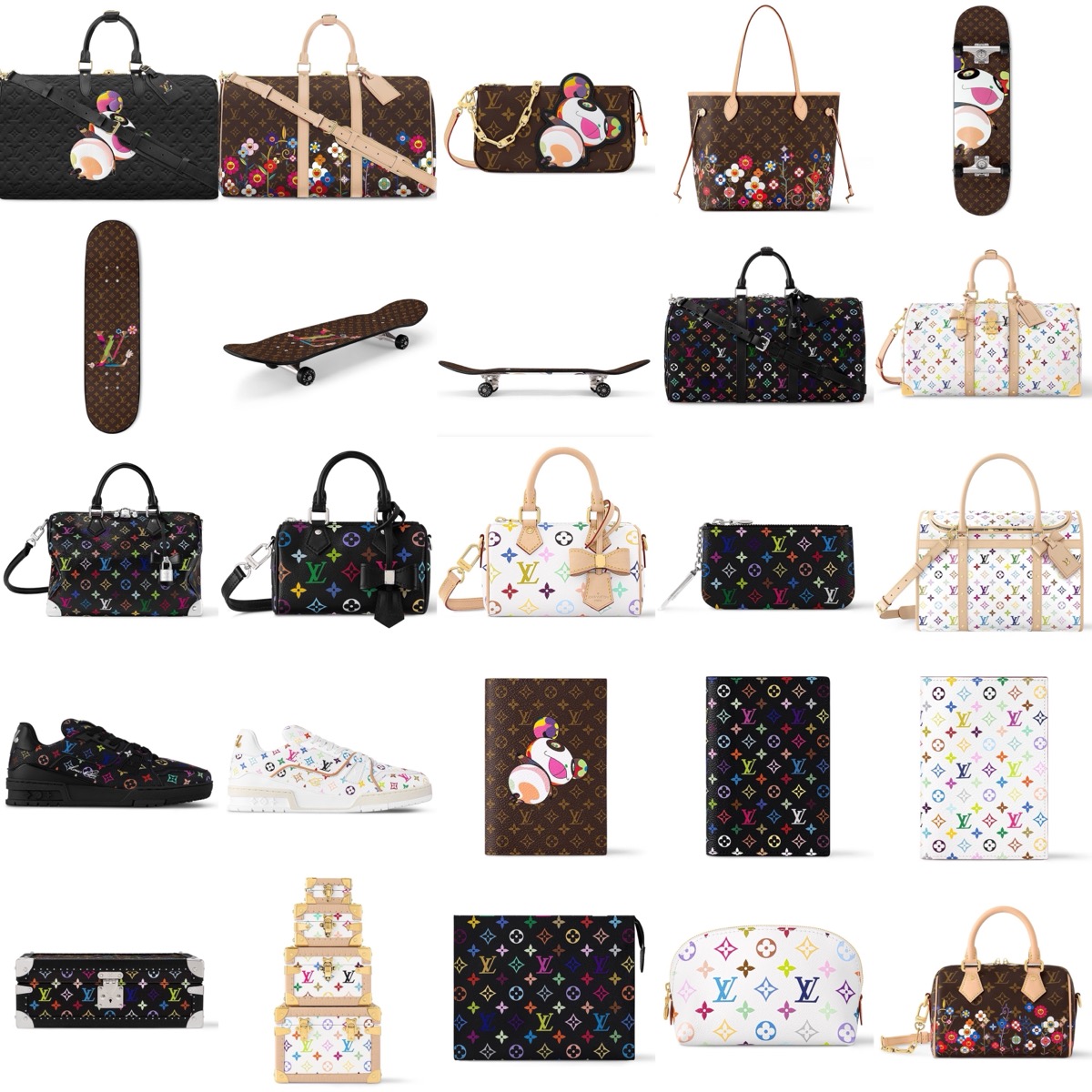 Louis Vuitton x 村上隆 25SS コラボコレクションが国内12月27日／1月1