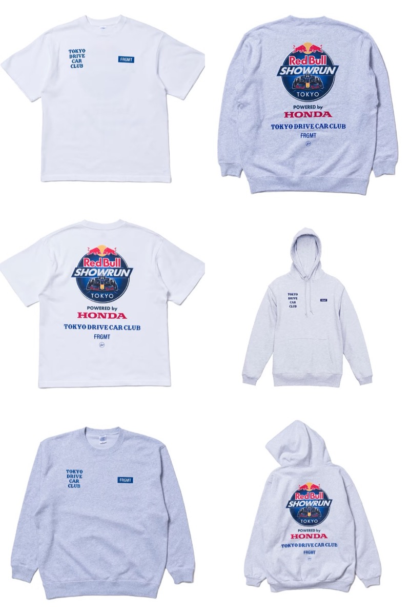 Red Bull x HONDA x TokyoDriveCarClub x FRAGMENT コラボアイテムが