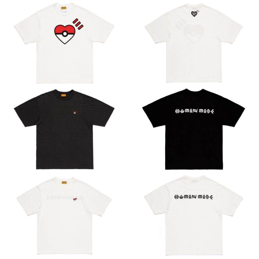 HUMAN MADE x ポケモン コラボTシャツが国内10月6日に発売 | UP TO DATE