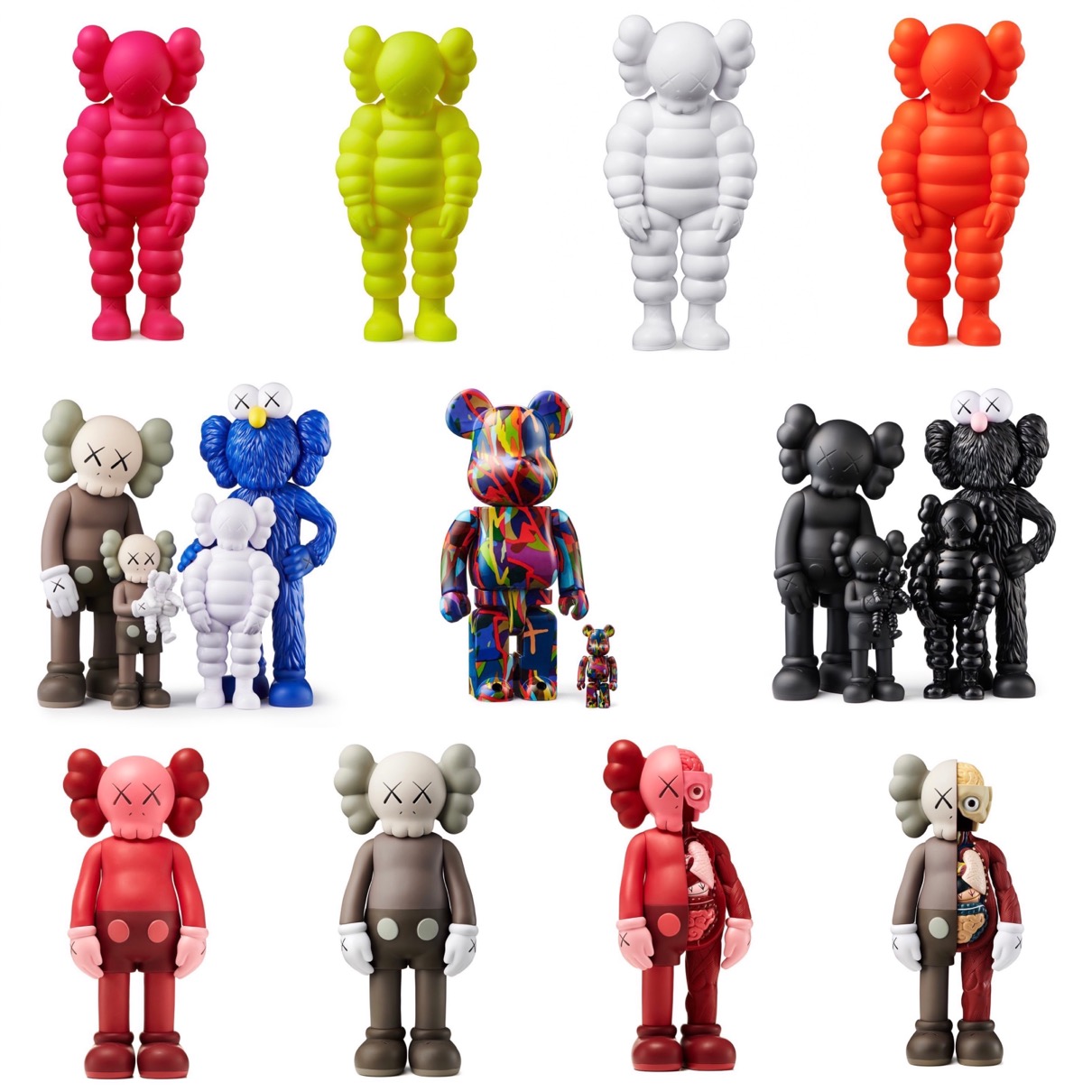 カウズ KAWS x Tokyo First ピンバッジセット カウズ KAWS x Tokyo