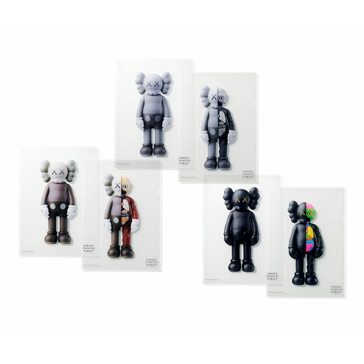KAWS CLEAR FILE 9セット カウズ クリアファイル 9 セット KAWS CLEAR