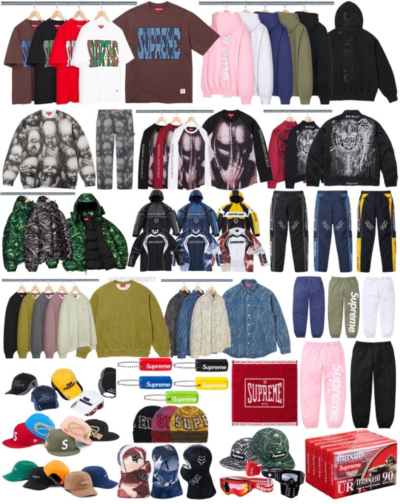 Supreme × H.R. Giger / Fox Racing 2023FW Week8が国内10月14日に発売