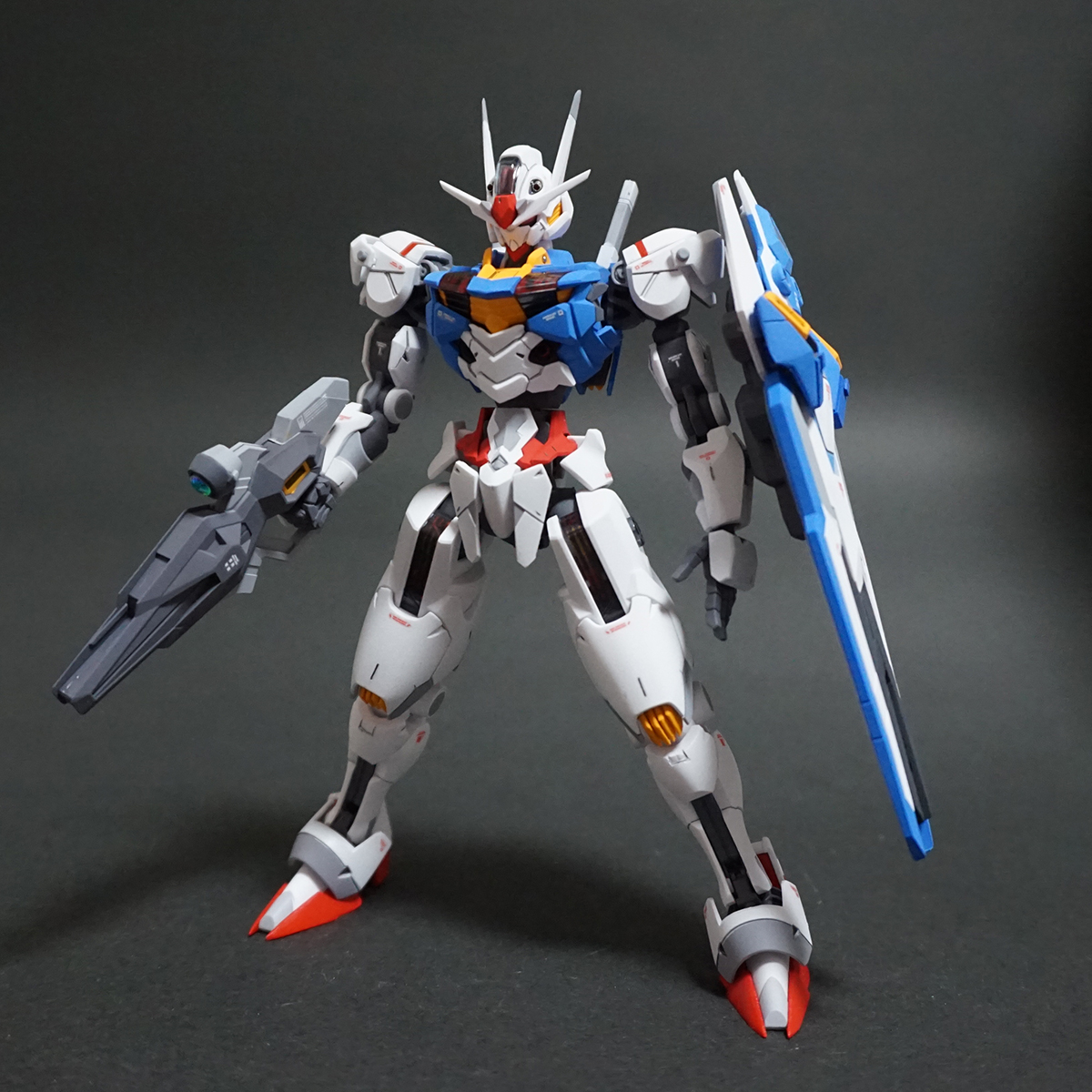 ガンプラ ガンダムエアリアル 完成品 HG ガンダムエアリアル 完成！！