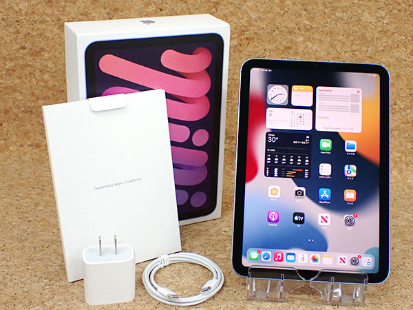 極美品 Apple iPad mini6 64GB auセルラーモデルパープル 極美品 Apple