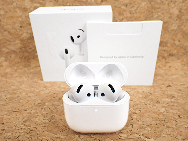中古 良品】Apple 純正 AirPods 4 アクティブノイズキャンセリング搭載