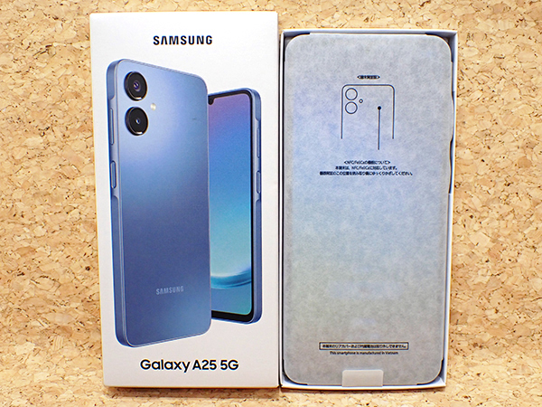 未使用品〕 未使用品 Galaxy ファッション A25 5G 64GB ライトブルー