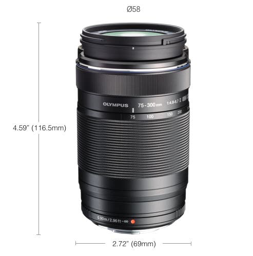Buy M.Zuiko Digital ED 75-300mm F4.8-6.7 II OM From OM SYSTEM