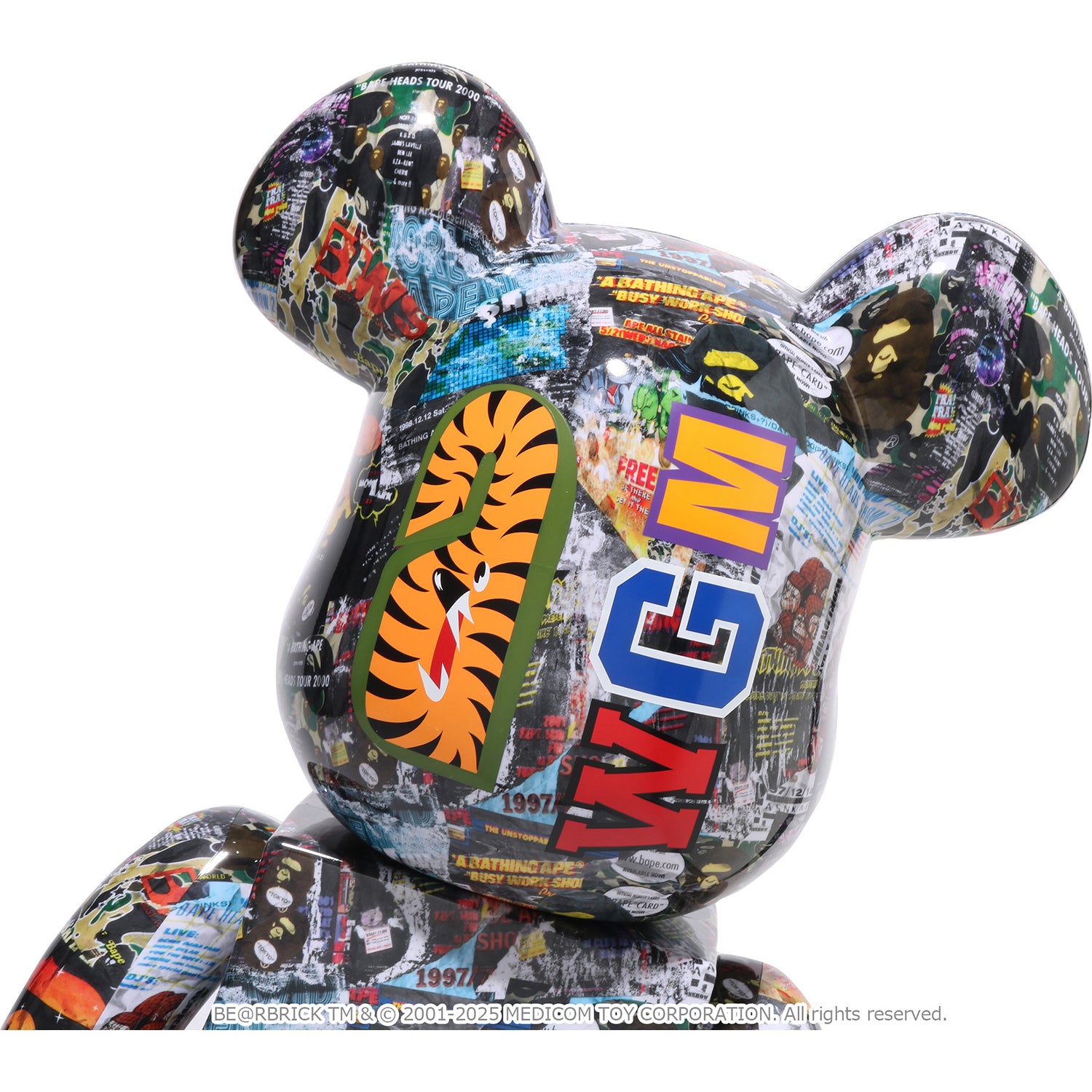 BE@RBRICK LEGACY CAMO SHARK 100％ & 400％ Bearbrick Bape Legacy