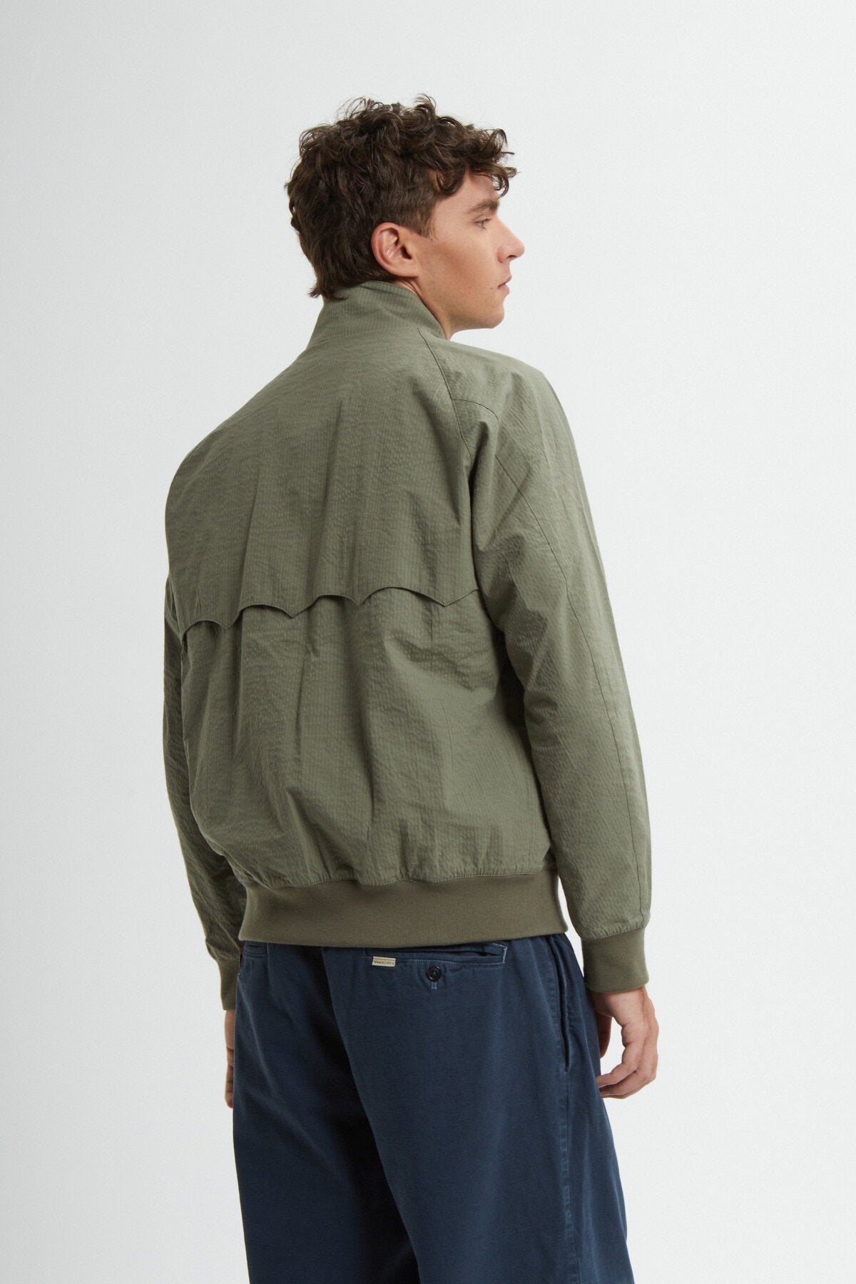 G9 Seersucker Green | Baracuta