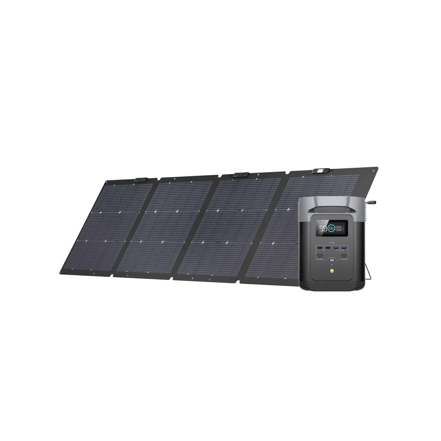 EcoFlow DELTA 2 + 400W Portable Solar Panel