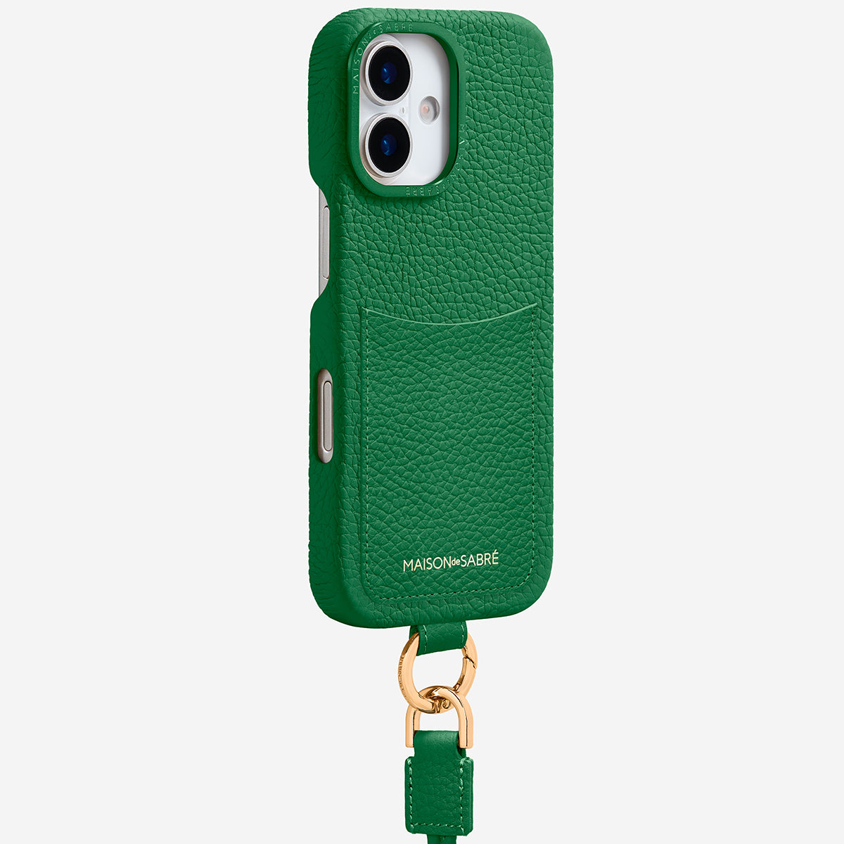 The Sling Phone Case iPhone 17 - Emerald Green – MAISON de SABRÉ