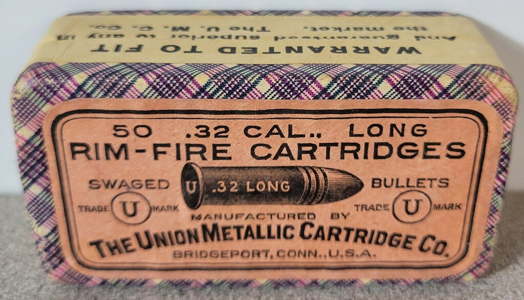 Union Metallic Cartridge Co. .32 Long box - General Ammunition