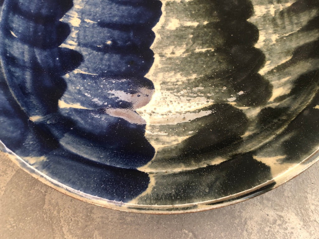 深貝工房 / 深貝公拓 8.5寸 大皿 ☆申請購入 深貝工房】八角皿 藤巻