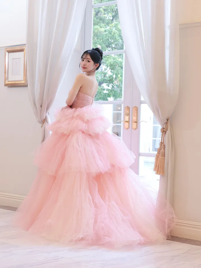 Amethyst Pet Coutureフリルドレス ピンク Amethyst Pet Coutureフリル