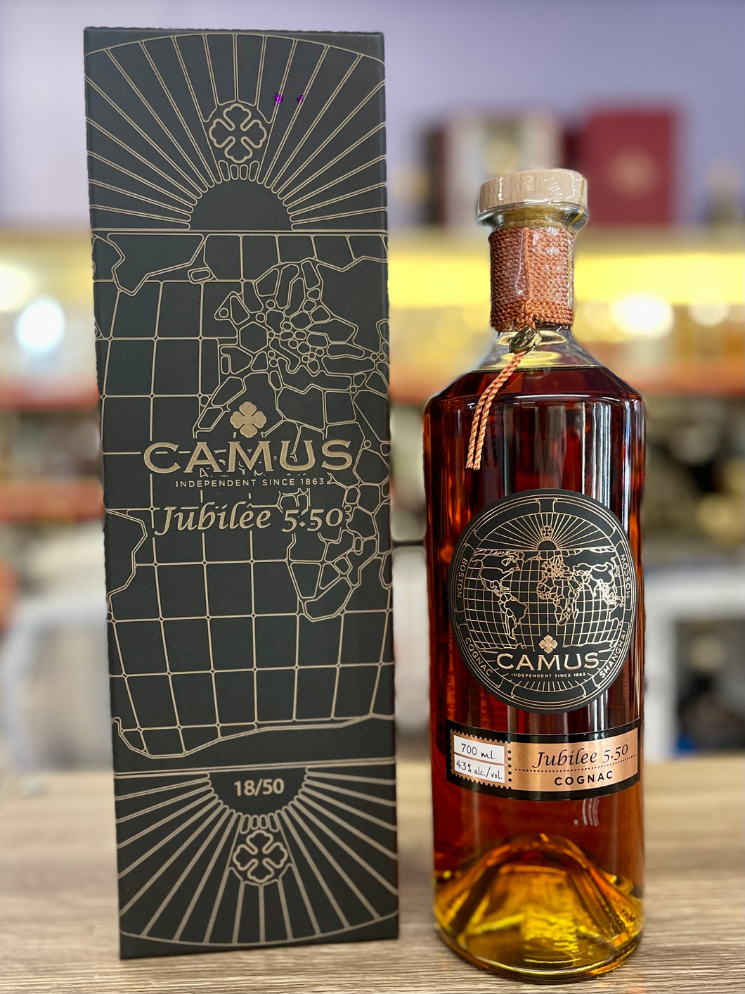 Camus Jubilee 5.50 Edition Cognac (with Glasses and Display