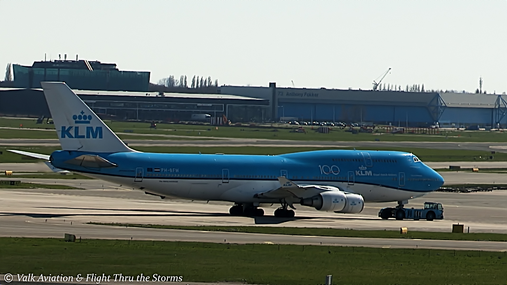 航空機・ヘリコプター KLM aviationtag B747 航空機・ヘリコプター KLM