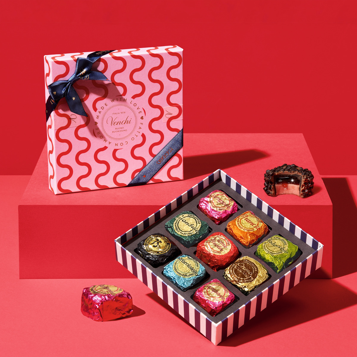 NEW】ギフトボックス チョコビア ウェーブマイハート 420699｜ヴェンキ