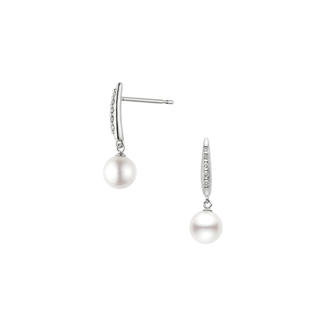 パール ピアス チェーンピアス 18K ヴァンドーム青山 組曲 APVA2547__