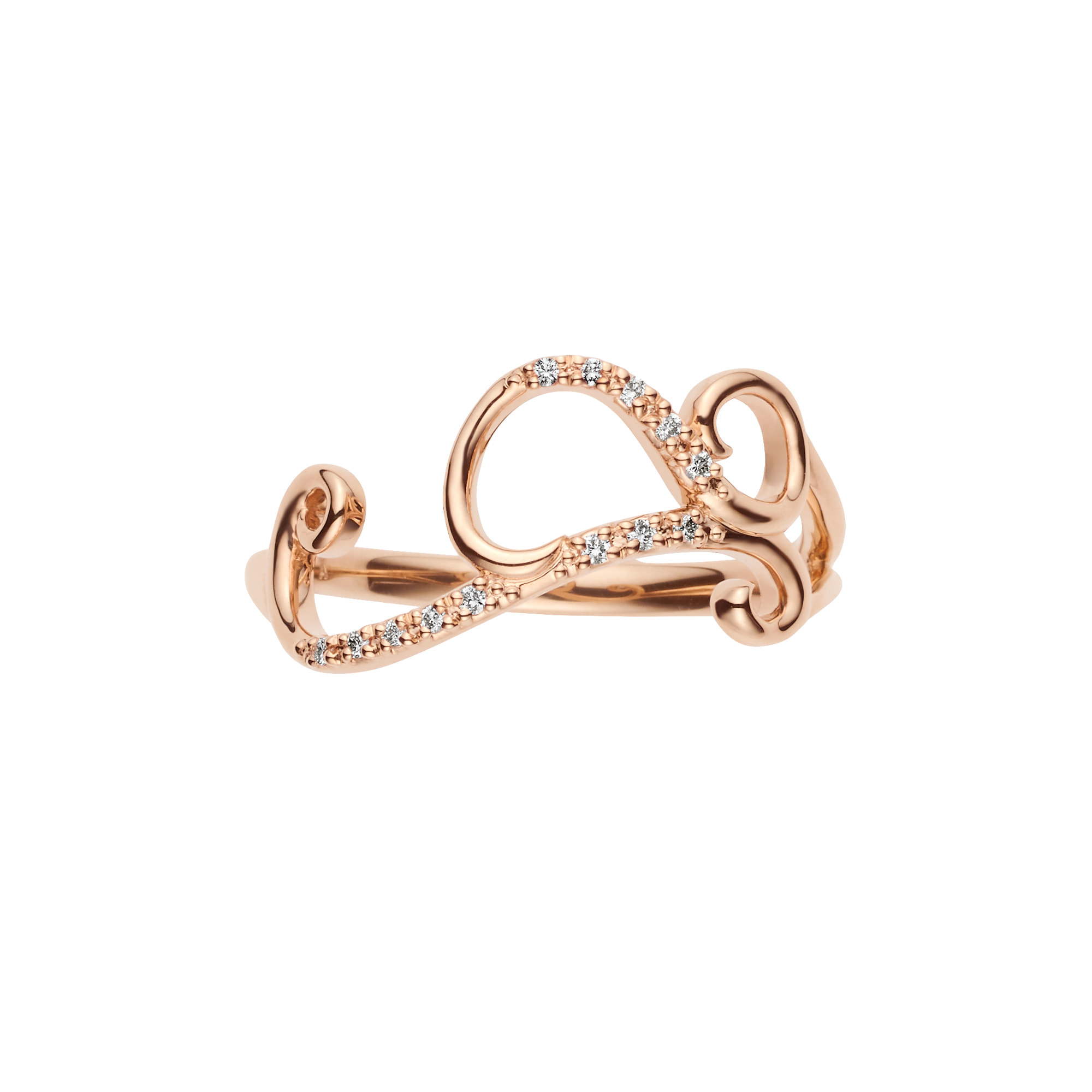 AGAR0045__DI ダイヤモンド カローラ リング 0.42ct｜リング・指輪